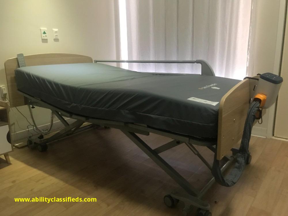 Nursing Bed, Floorline King Single, with Mattress & Side Rails