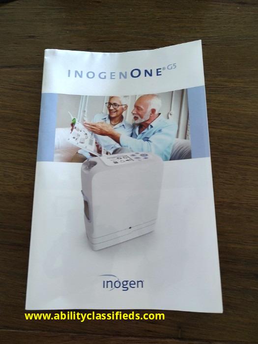 Portable Oxygen Concentrator Inogen One G5 Plus 3 Batteries